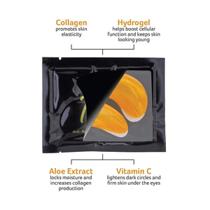 Anti-Aging Gold Collagen Eye Mask - 15 pairs | Kawi Cosmetics.